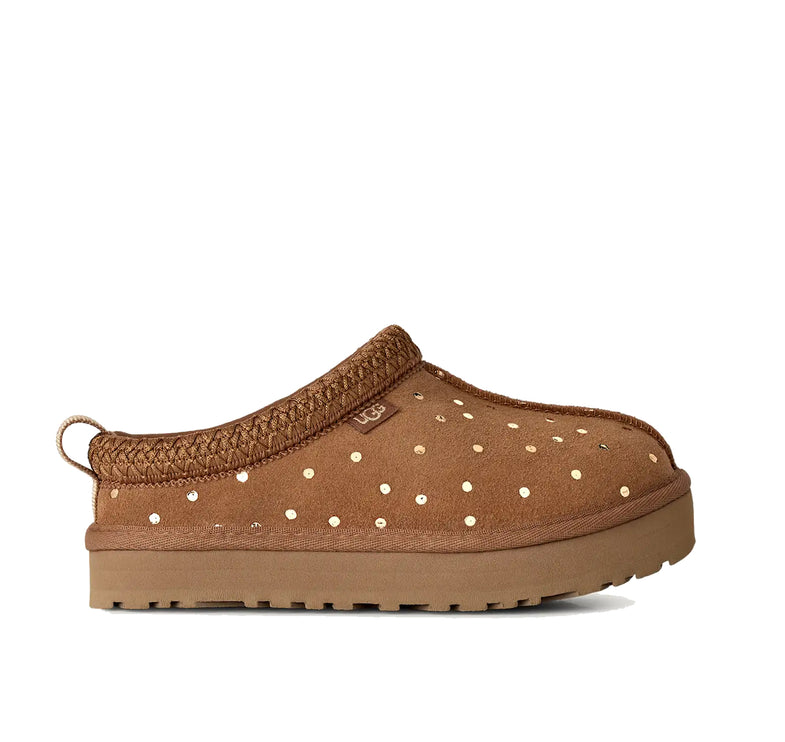 UGG Big Kids' Tazz Shiny Dots Chestnut