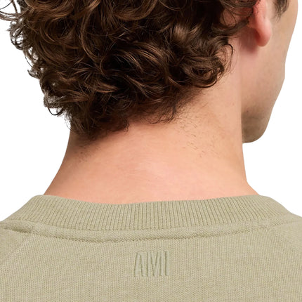 AMI Alexandre Mattiussi Unisex Ami de Coeur Sweatshirt Heather Sage