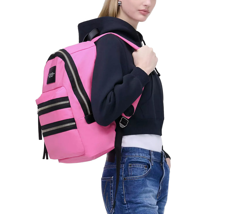 Marc Jacobs Women's The Biker Nylon Large Backpack Bow Pink