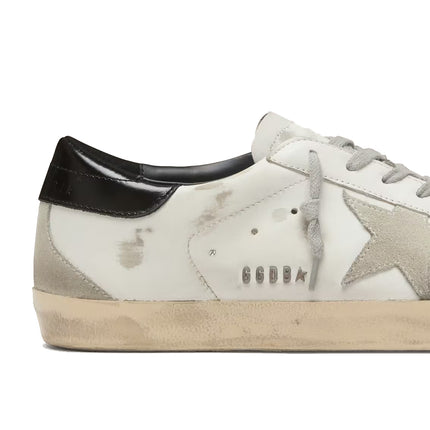 Golden Goose Women's Super Star with Black Heel Tab and Metal Stud Lettering
