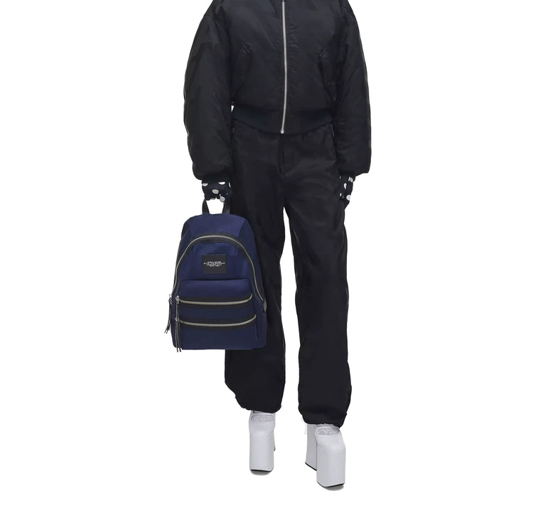 Marc Jacobs Women's The Biker Nylon Large Backpack Midnight Blue