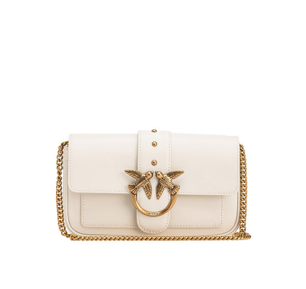 Pinko Women's Pocket Love Bag One Simply White