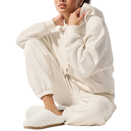 alo Women's Accolade Hoodie Ivory