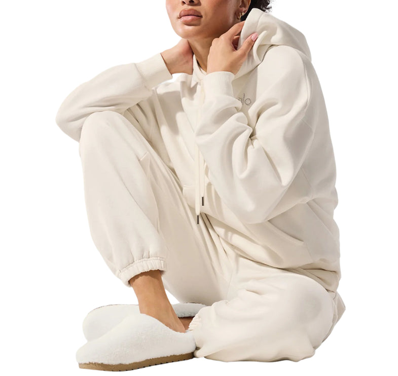 alo Women's Accolade Hoodie Ivory