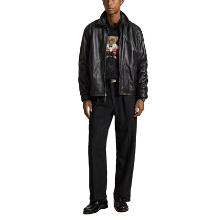 Polo Ralph Lauren Men's Polo Bear Sweater Polo Black