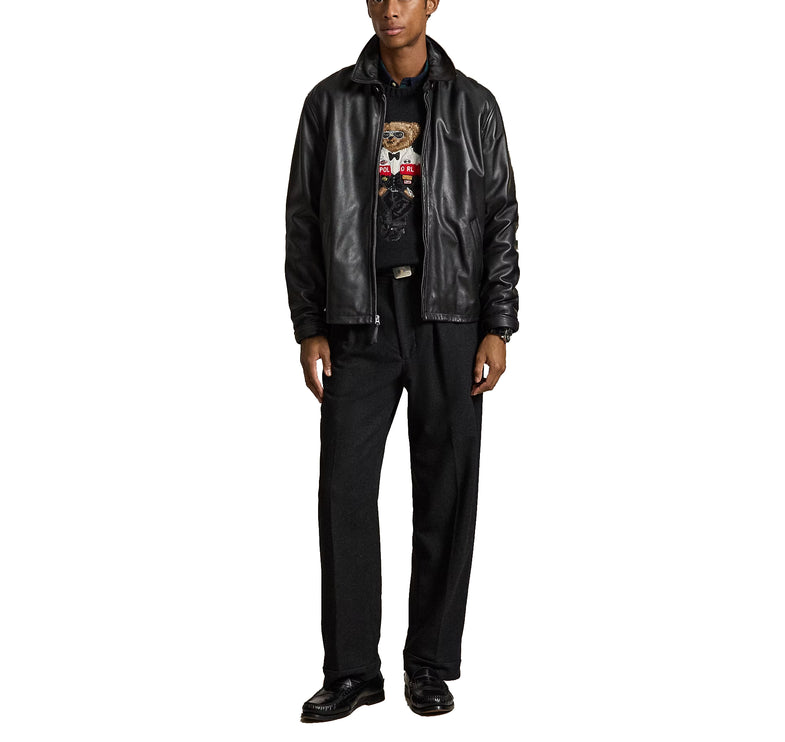Polo Ralph Lauren Men's Polo Bear Sweater Polo Black