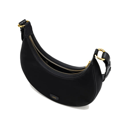 JW PEI Women's Carly Nylon Saddle Bag Black