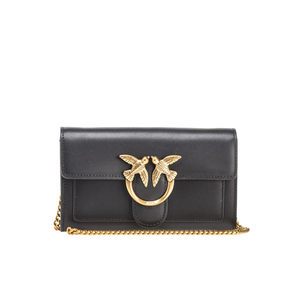 Pinko Women's Love Bag One Wallet Simply Black/Gold