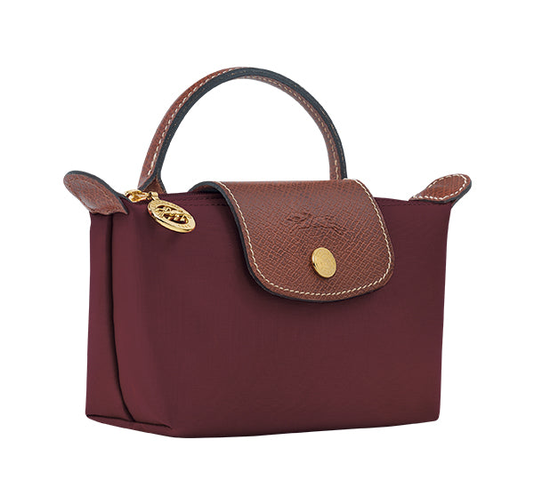 Longchamp Women's Le Pliage Original Pouch With Handle Burgundy