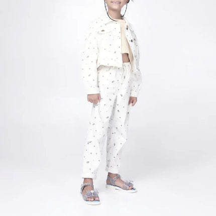 Mini Melissa + Disney Kids Mar Sandal Princess Glitter Clear