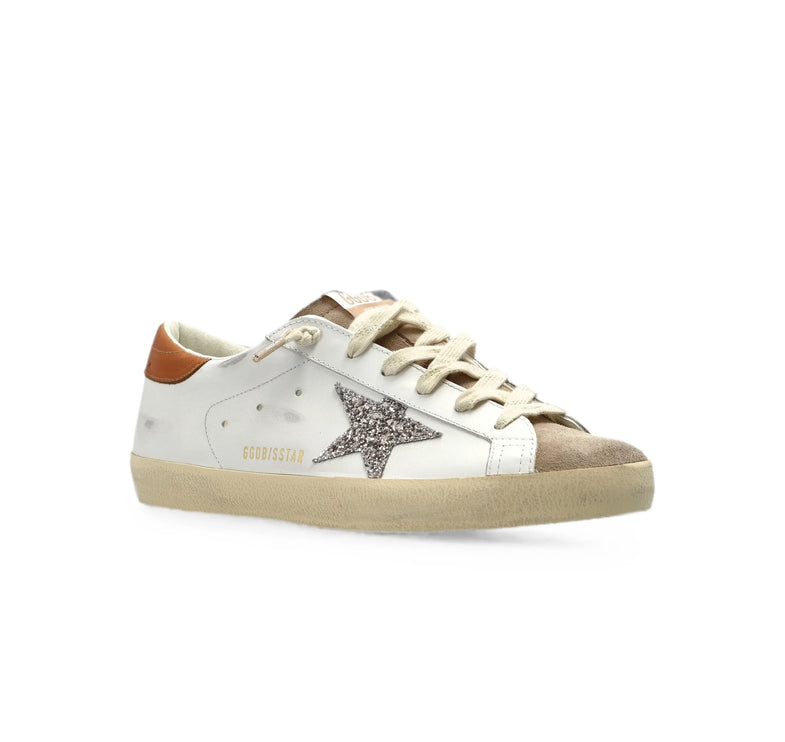 Golden Goose Women's Super Star Glitter with White