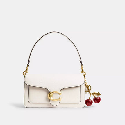 Coach Women's Cherry Bag Charm Brass/Red Apple