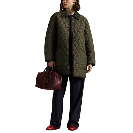 Polo Ralph Lauren Women's Quilted Barn Jacket Ranger Green