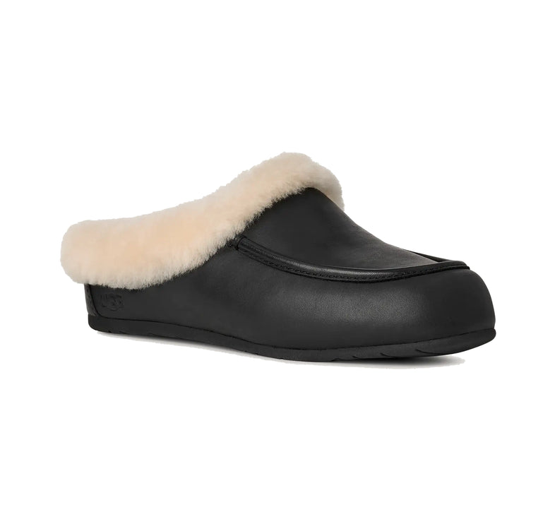 UGG Women's Ansley Mule LTHR Black