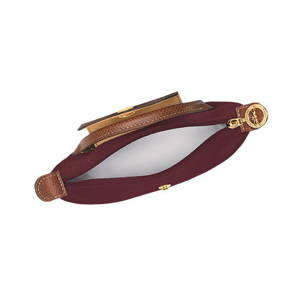 Longchamp Women's Le Pliage Original Pouch With Handle Burgundy