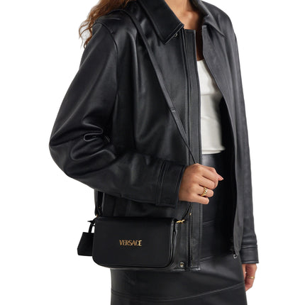 Versace Women's Versace Tag Nappa Mini Bag Black