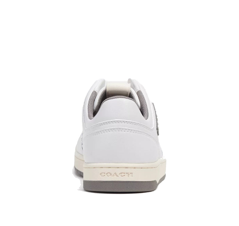 Coach Women's C201 Low Top Sneaker Optic White/Heather Grey
