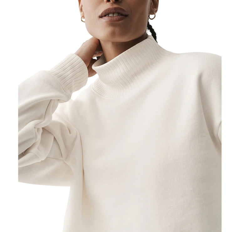 alo Women's Cropped Serenity Coverup Ivory