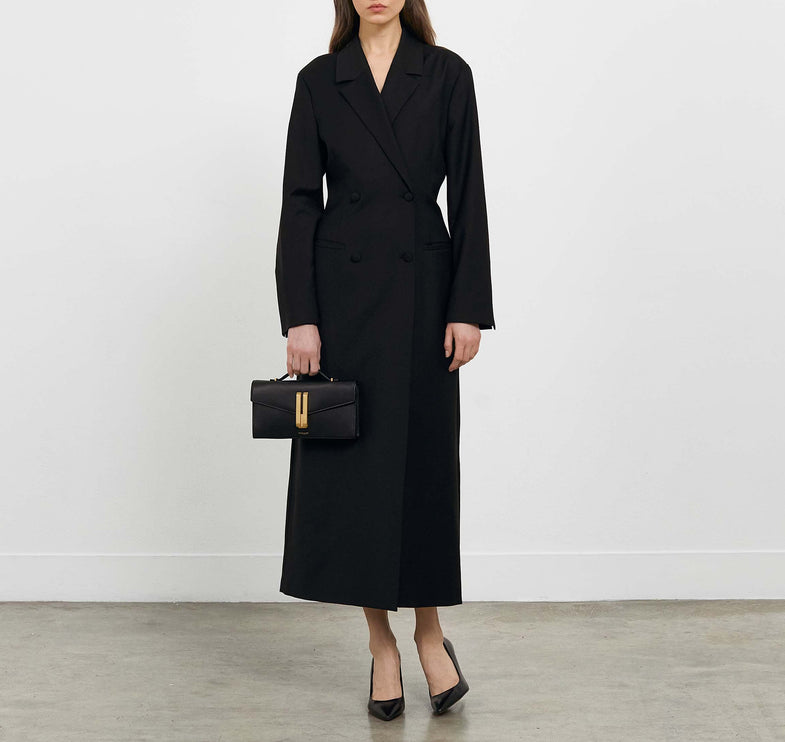 DeMellier London Women's The Vancouver Clutch Black Smooth