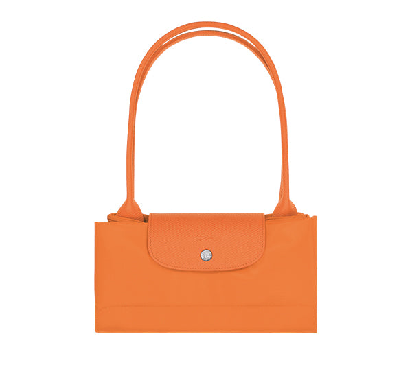 Longchamp Women's Le Pliage Green L Tote Bag Orange