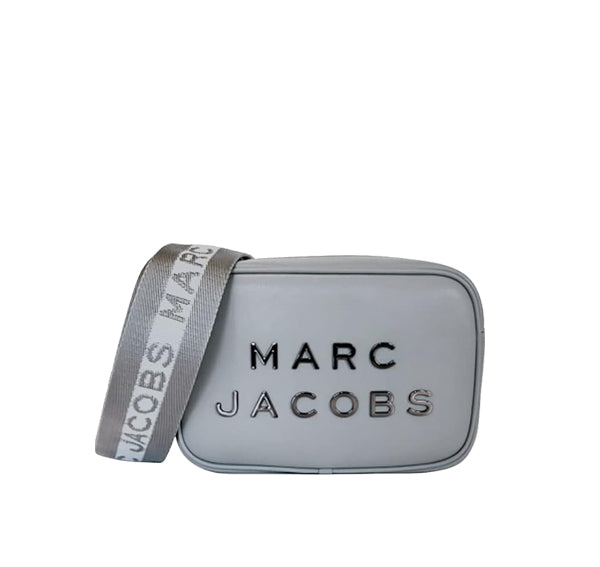 Marc Jacobs Women's Flash Leather Crossbody Bag Rock Grey