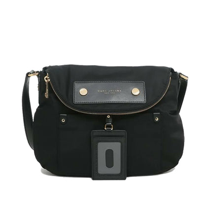 Marc Jacobs Women's Preppy Large Natasha Crossbody Bag Black/Gold