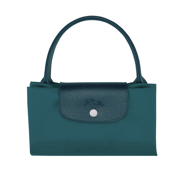 Longchamp Women's Le Pliage Green M Handbag Peacock