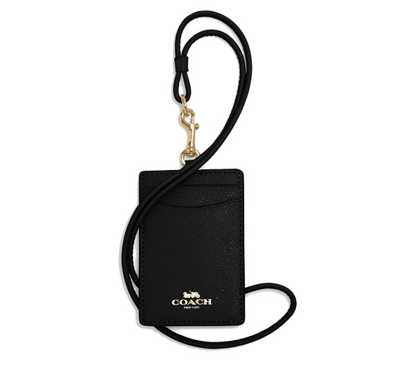 Coach Women's Id Lanyard Gold/Black