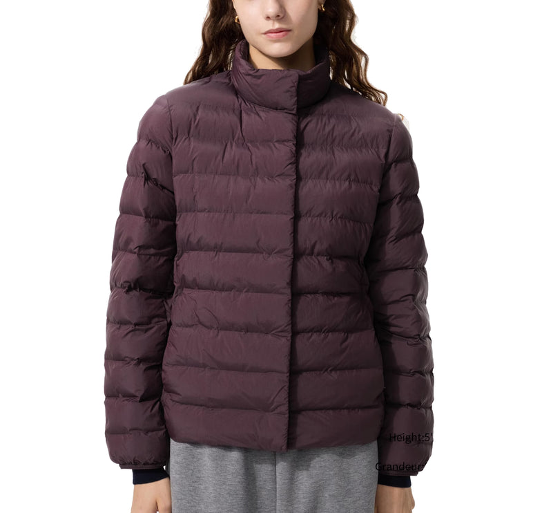 Uniqlo Women's PUFFTECH Jacket 19 Wine