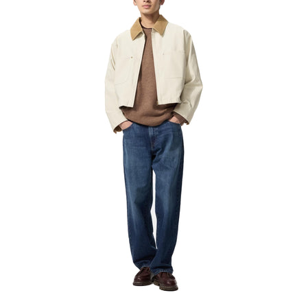 Uniqlo Unisex Zip Up Short Jacket 30 Natural
