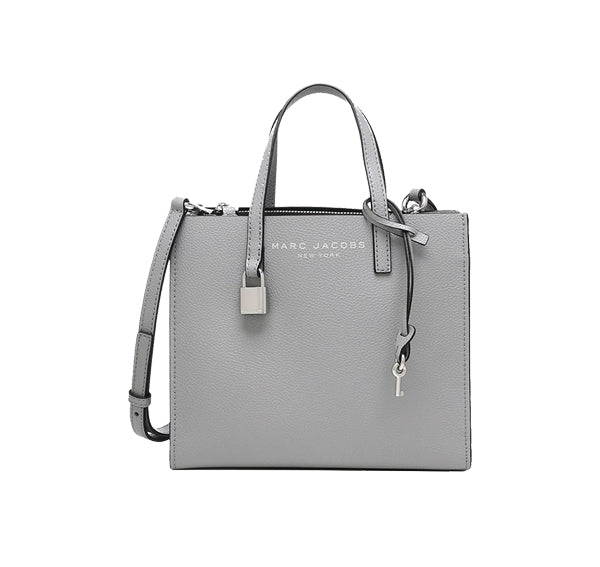 Marc Jacobs Women's Mini Grind Leather Tote Rock Grey