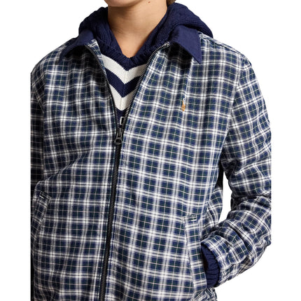 Polo Ralph Lauren Boy's The Bayport Plaid Cotton Oxford Jacket Multi