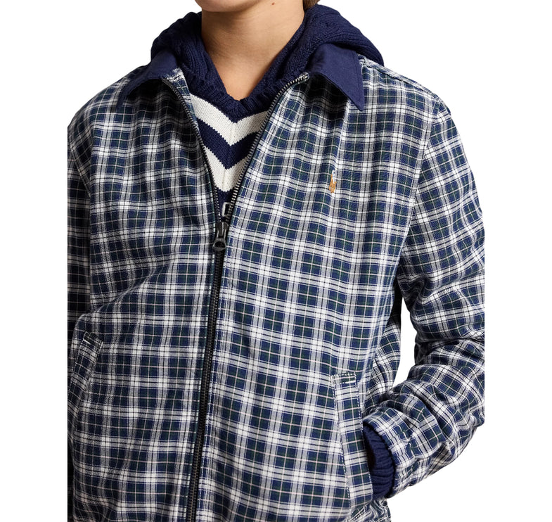 Polo Ralph Lauren Boy's The Bayport Plaid Cotton Oxford Jacket Multi
