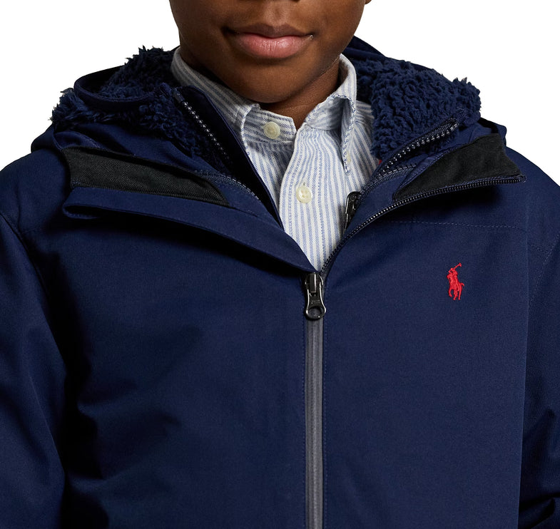 Polo Ralph Lauren Unisex Kid's P-Layer 1 Hooded Jacket Newport Navy