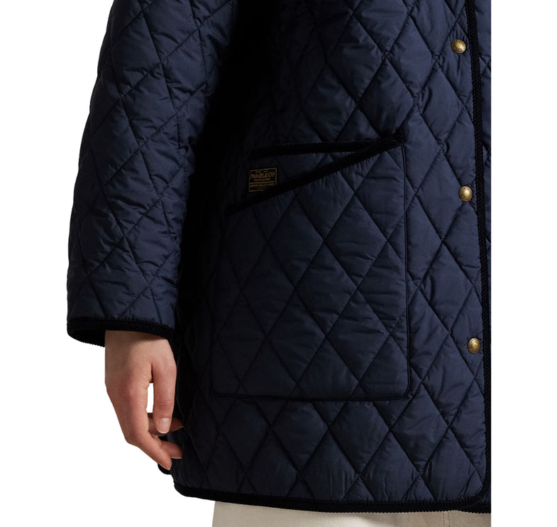 Polo Ralph Lauren Women's Quilted Barn Jacket Navy