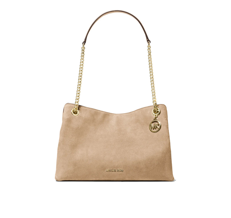 Michael Kors Women's Christina Medium Messenger Bag Camel