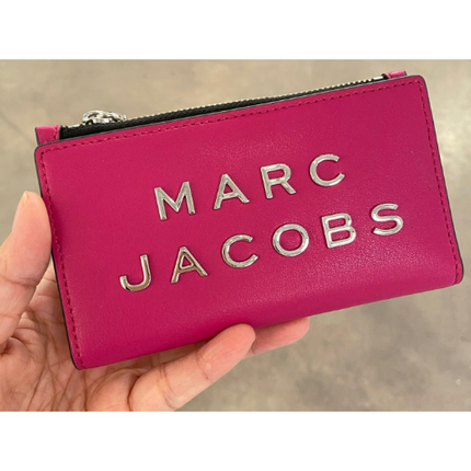 Marc Jacobs Women's The Leather Bifold Wallet Pink