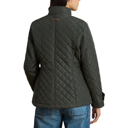 Polo Ralph Lauren Women's Diamond-Quilted Mockneck Jacket Litchfield Loden