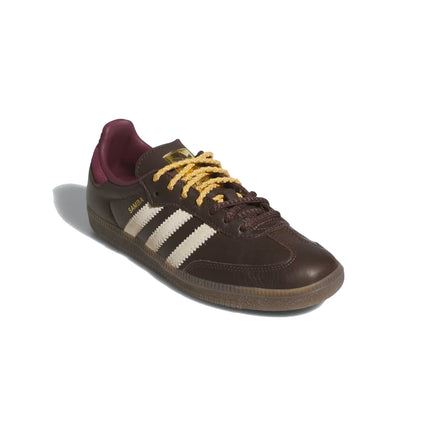 Adidas Women's Samba OG Shoes Brown/Warm Vanilla/Maroon KI8139
