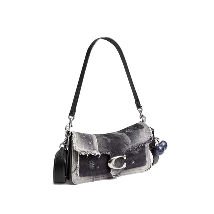 Coach Women's Tabby Shoulder Bag 26 Inspired by Shan Yichun Silver/Black