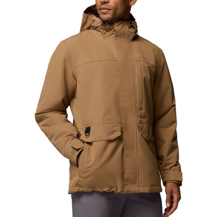 Columbia Men's Landroamer Fleece Lined Rain Jacket Delta/Tobacco
