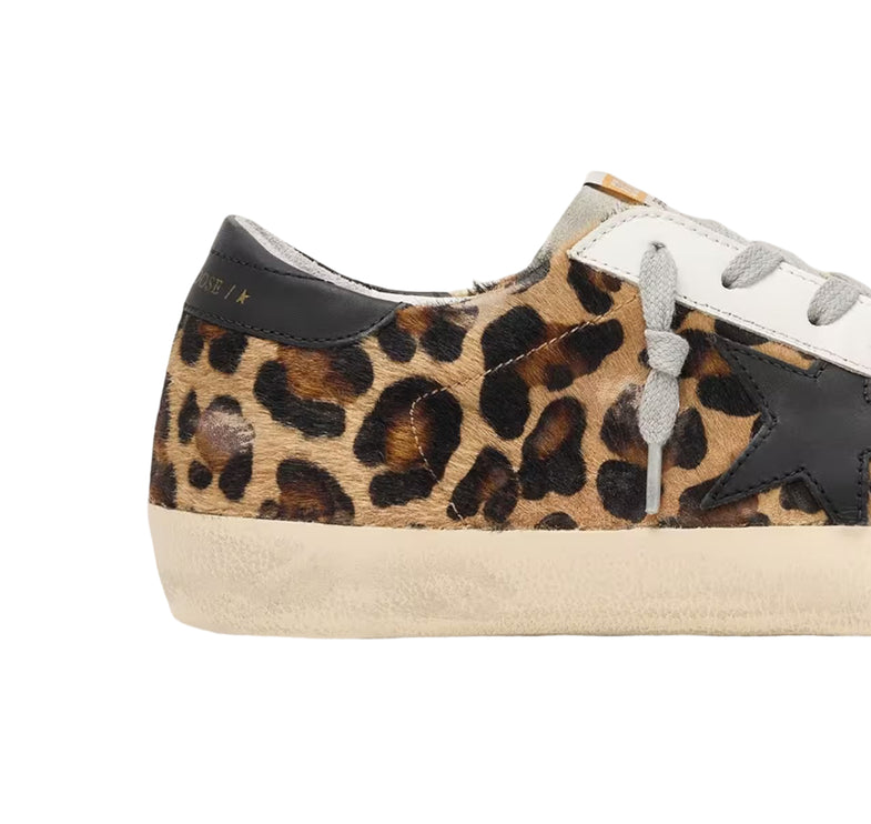 Golden Goose Women's Super-Star Star in Leopard Print Leather