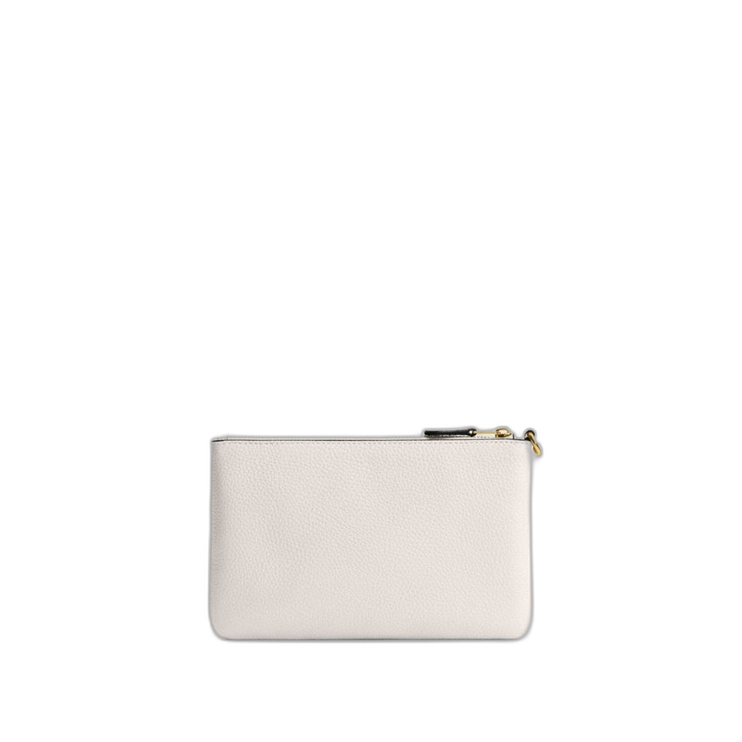 Coach Women's Essential Small Wristlet Brass/Chalk
