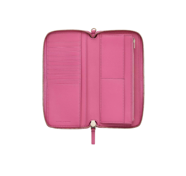 Marc Jacobs Women's The Leather Continental Wallet Bow Pink