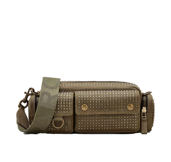 Marc Jacobs Women's The Crystal Canvas Cargo Bag Forest