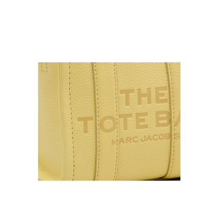 Marc Jacobs Women's The Leather Mini Tote Bag Custard