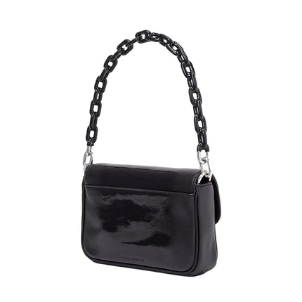 Marc Jacobs Women's The Shadow Patent Leather J Marc Shoulder Bag Black
