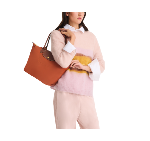Longchamp Women's Le Pliage Original M Tote Bag Brick