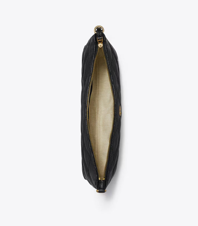 Tory Burch Women's Leather and Chain Shoulder Bag Black