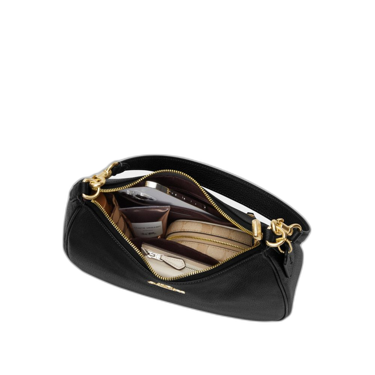 Coach Women's Teri Hobo Bag Gold/Black